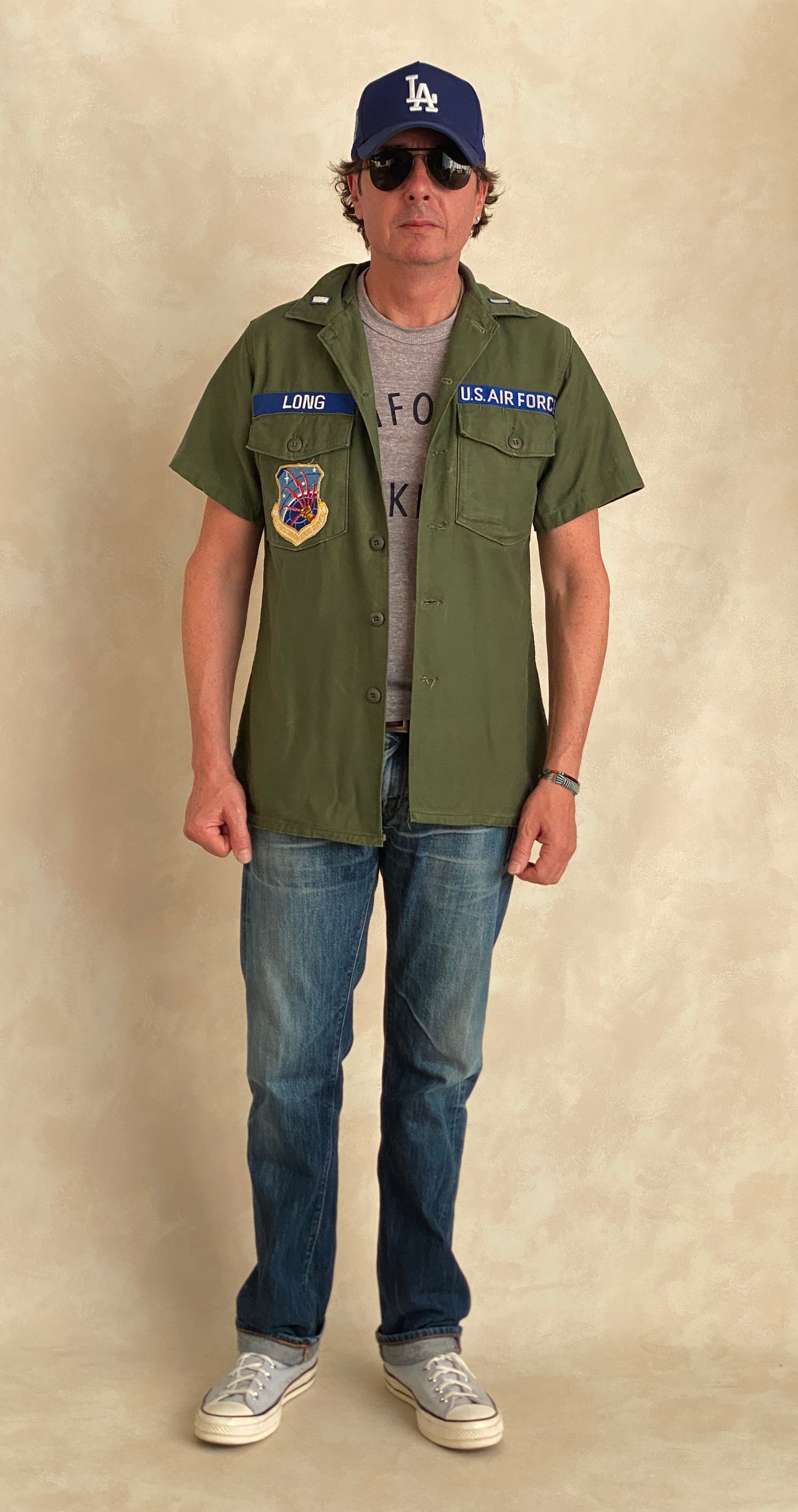 Medium Authentic 1966 US Air Force Vintage Fatigue Shirt Vietnam Era | Classic Military Style | USA Vintage BCN