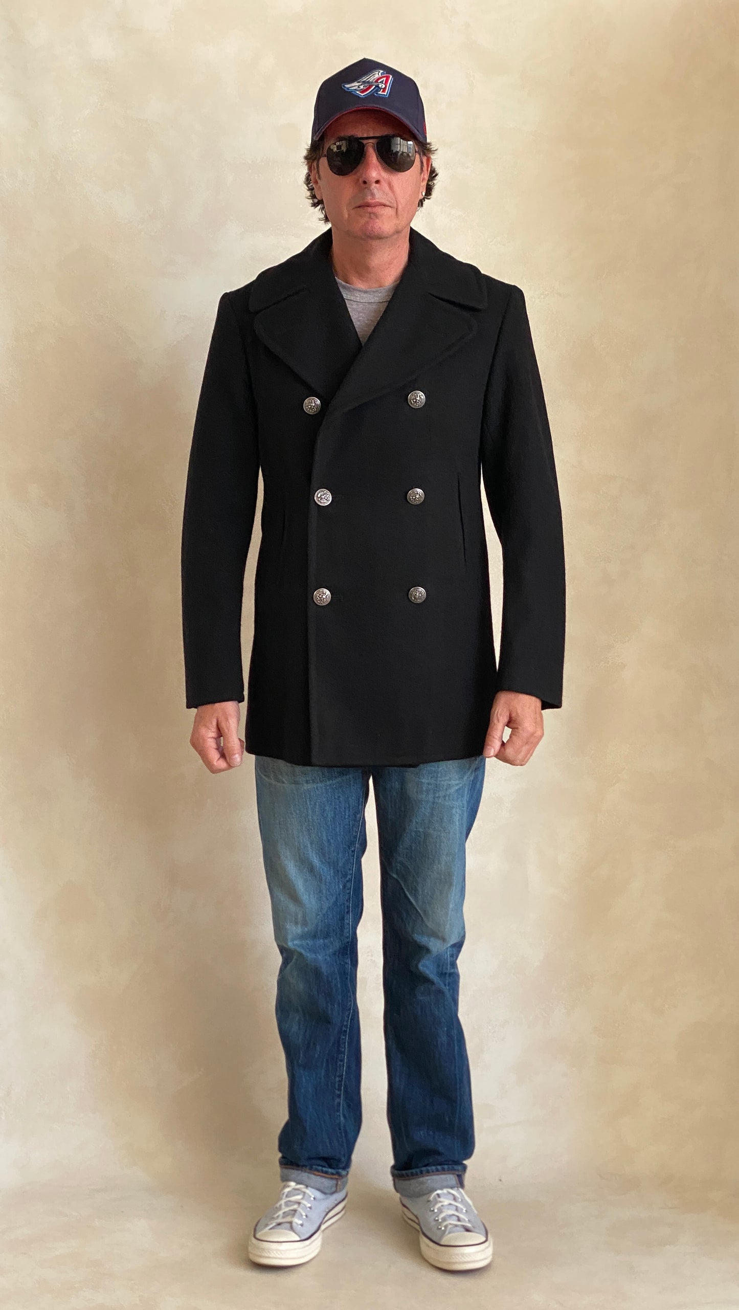 Size 36 US (46EU) 1978 Authentic US Navy vintage Pea coat