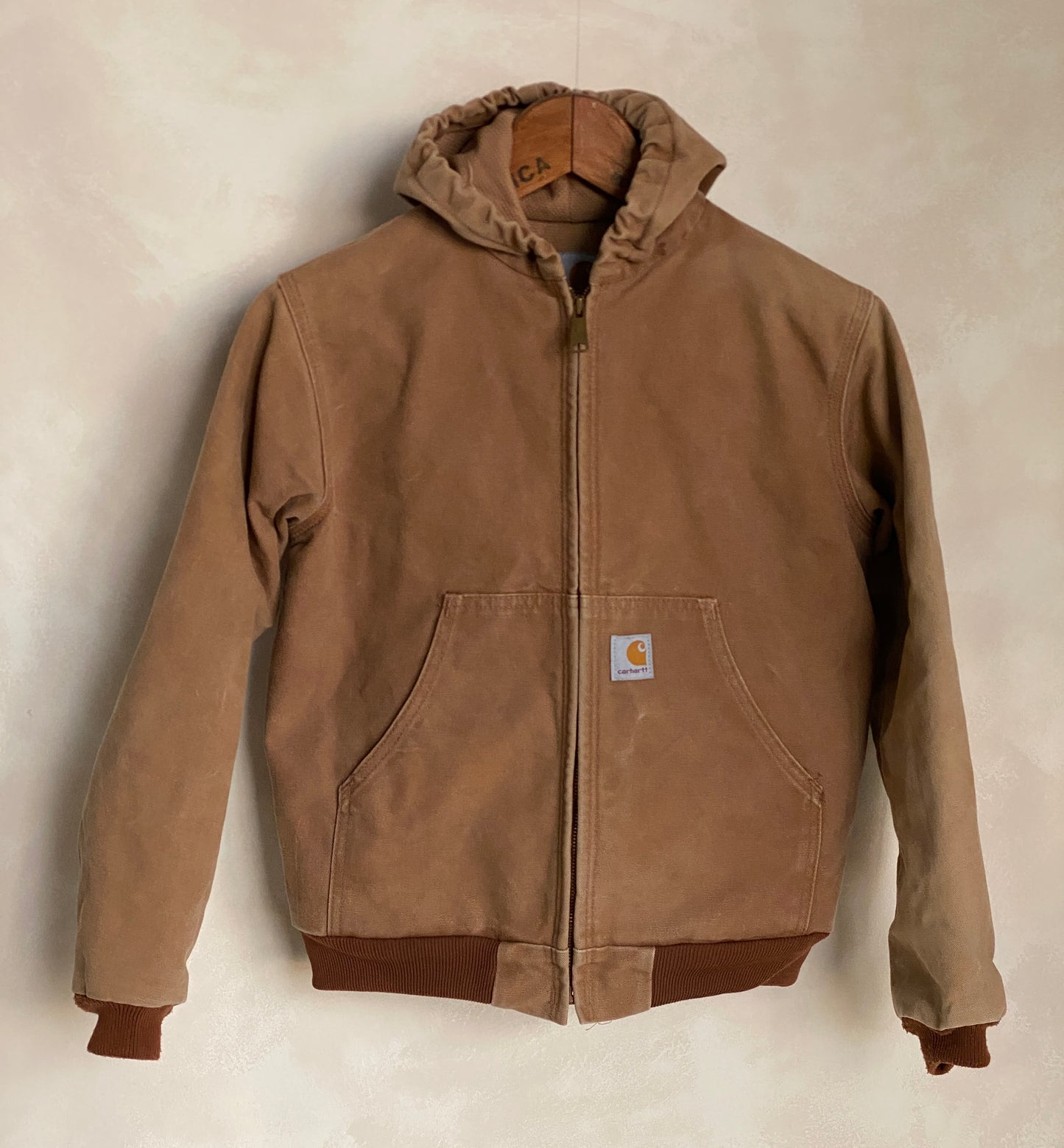 Youth L.Vintage Carhartt hooded jacket Made in Mexico