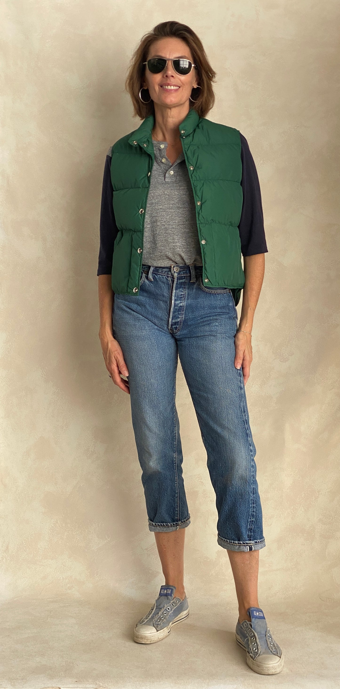 Size Med Ladies. Vintage  L.Lbean down vest