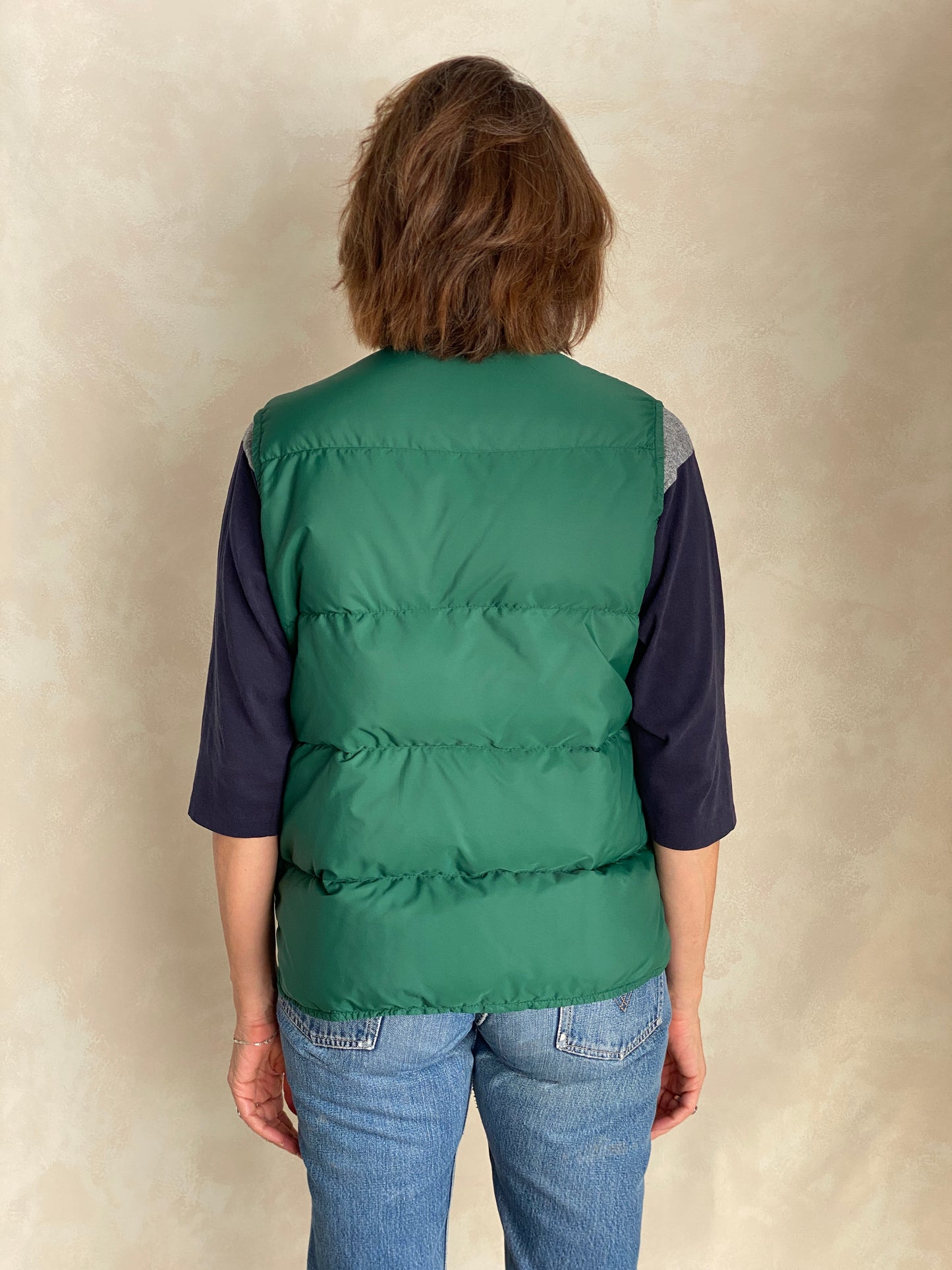 Size ladies large. Vintage L.L Bean Goose Down vest