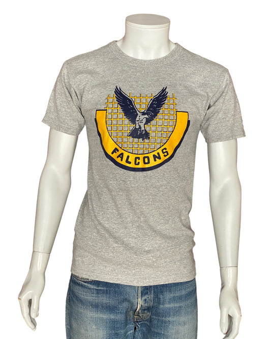 Medium Champion Vintage 100% Cotton Falcon T-Shirt Made in USA | Retro American Apparel