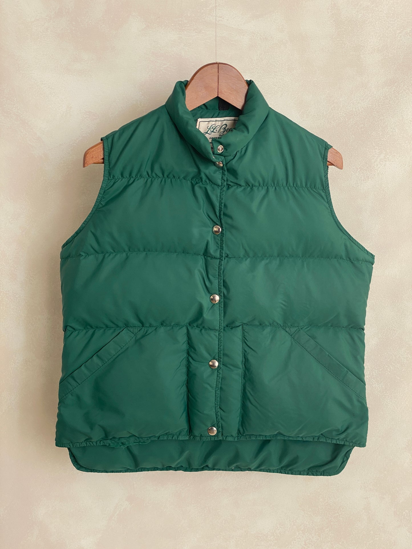 Size ladies large. Vintage L.L Bean Goose Down vest