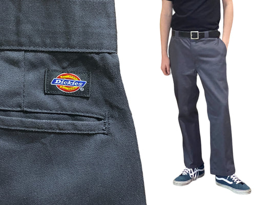 Grey Vintage Dickies Pants Model 874 Size 38X29: Classic Workwear Apparel
