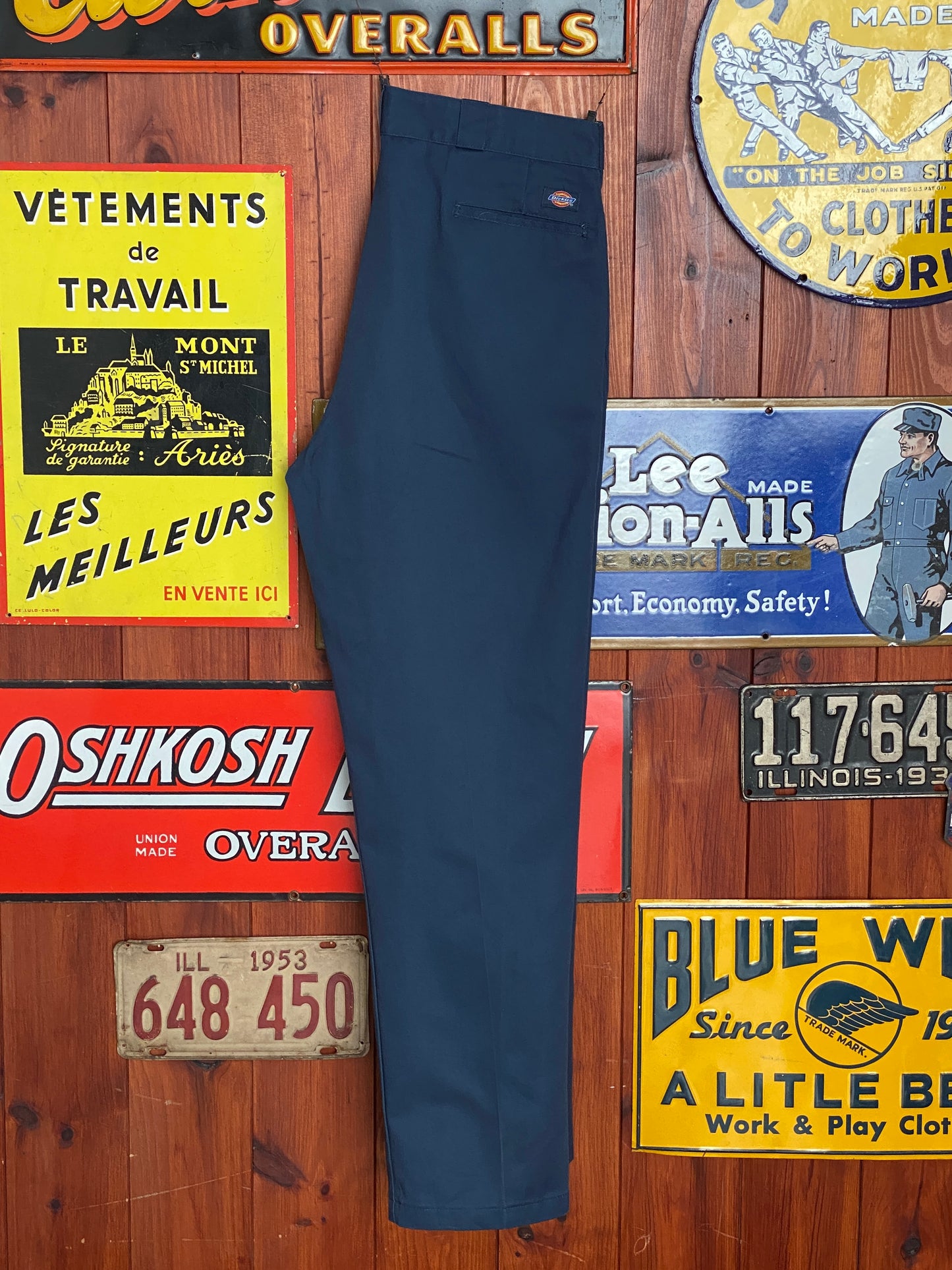 Blue Vintage Dickies Pants Model 874 Size 38X34 | Classic Workwear Apparel