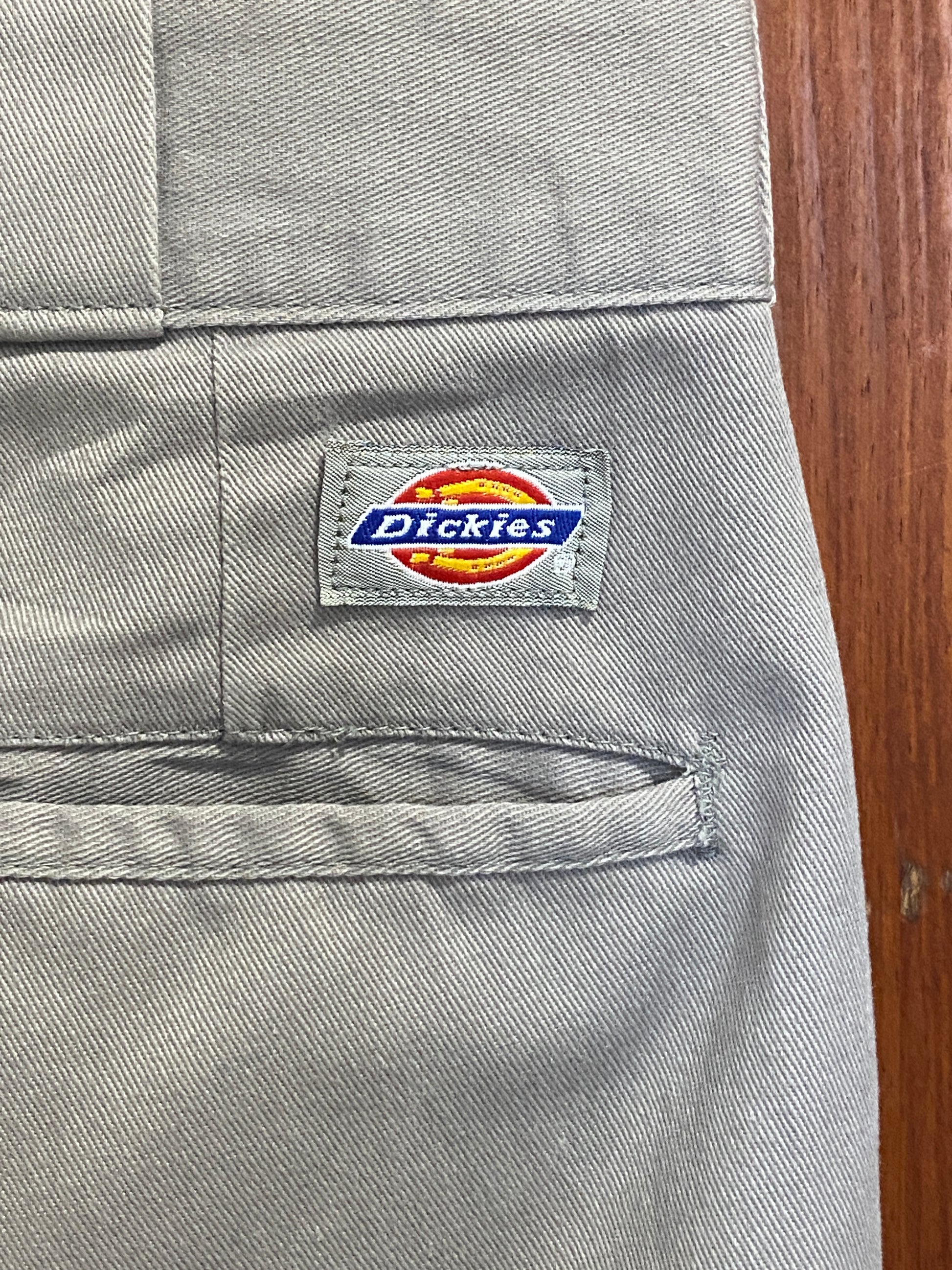 Grey Vintage Dickies Pants Model 874 Size 34X32: Classic Workwear Apparel