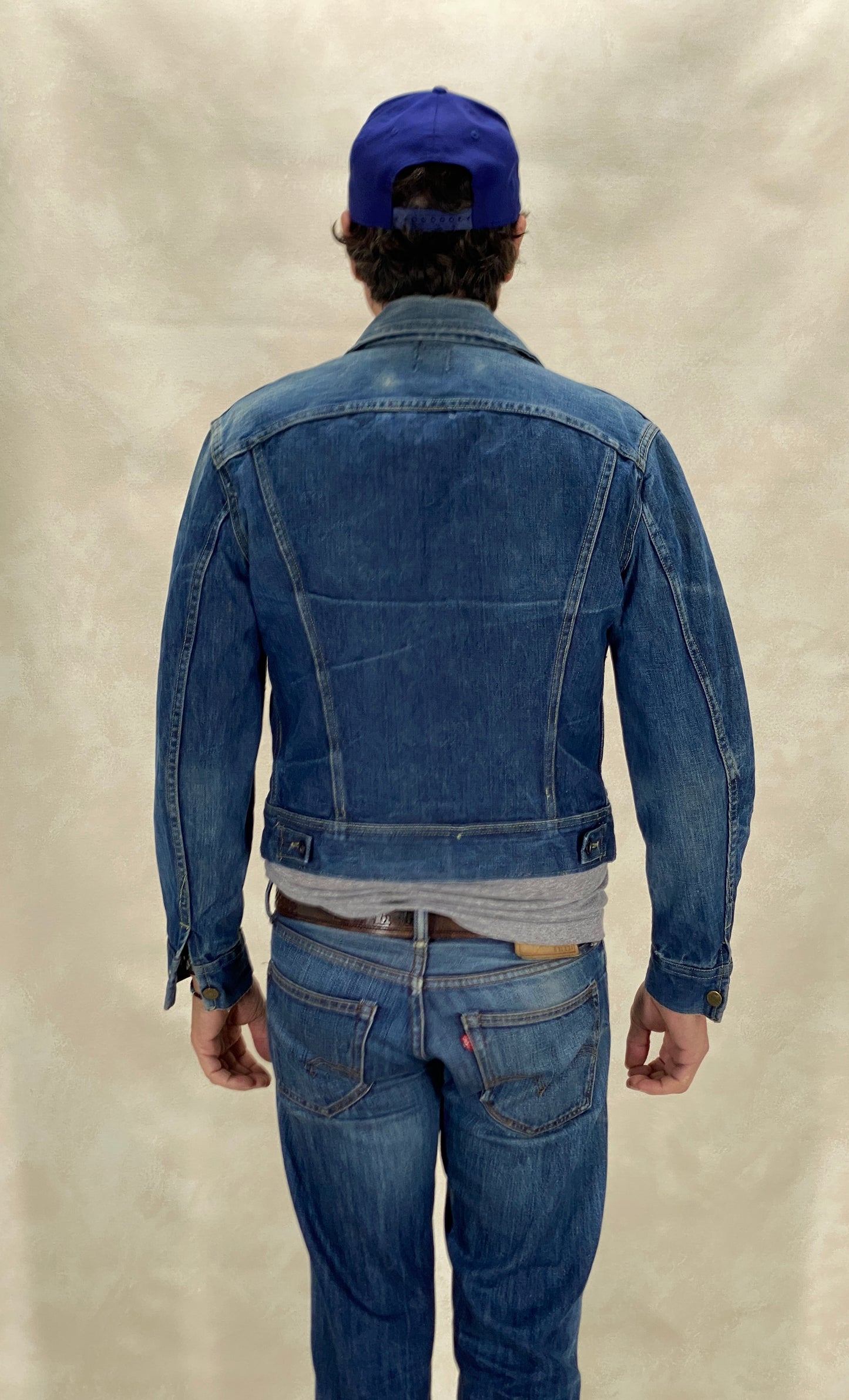 Size 38US / 48EU. Vintage 70s Lee Union Made Denim Shirt – 2 Pockets – Made in USA
