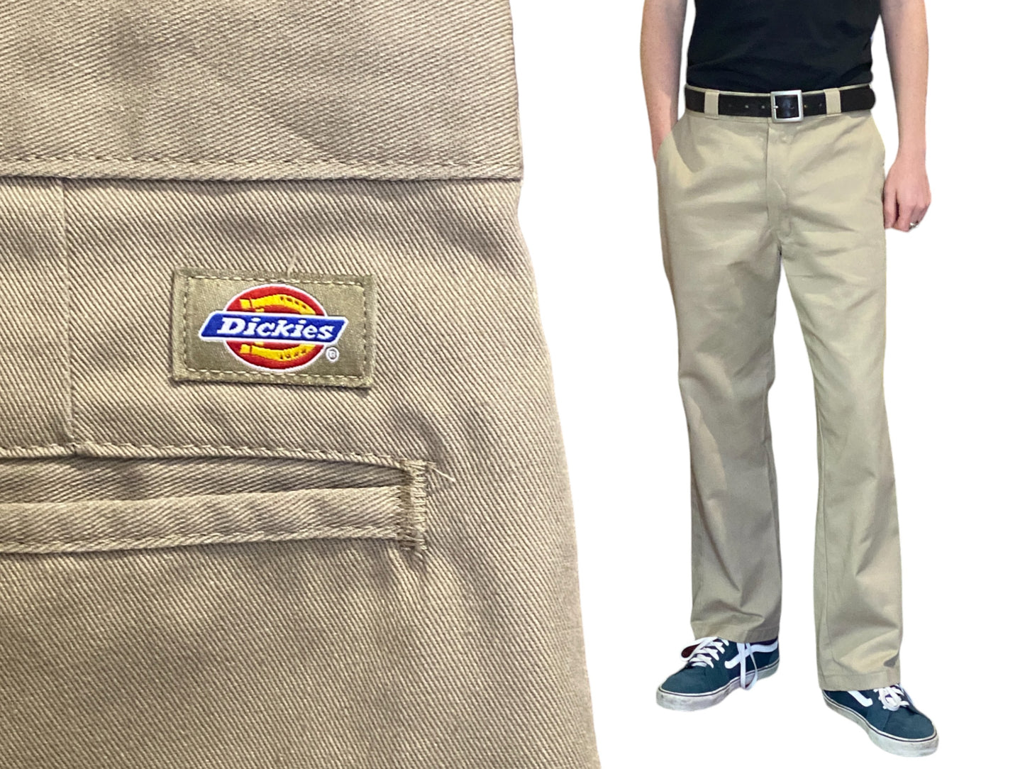 Beige Vintage Dickies pants model 874 size 38X30