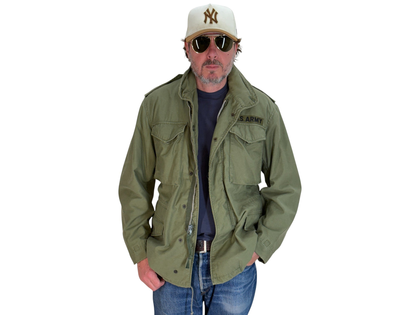 Small Reg. Authentic 1971 US M-65 field jacket Made by John Owney. Military - USA Vintage Bcn