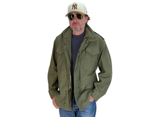 Small Reg. Authentic 1968 US Army M-65 field jacket made by John Ownbey.  Military