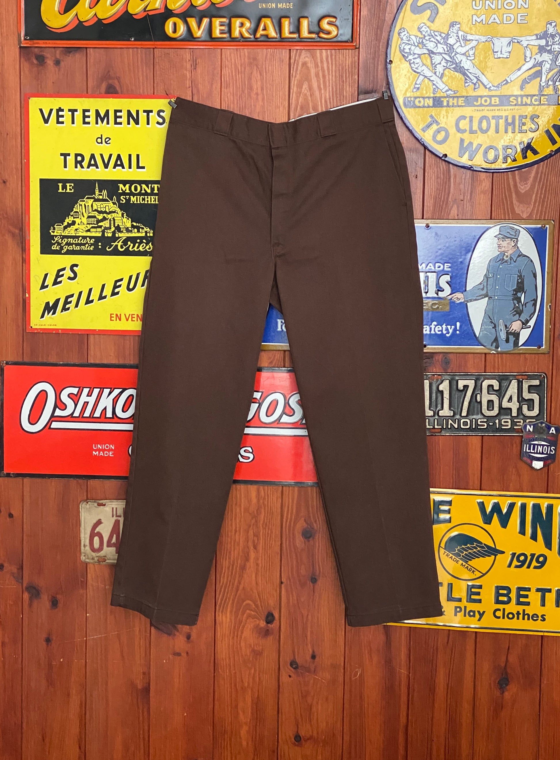 Brown Vintage Dickies Pants Model 874 Size 38X30: Classic Workwear Apparel