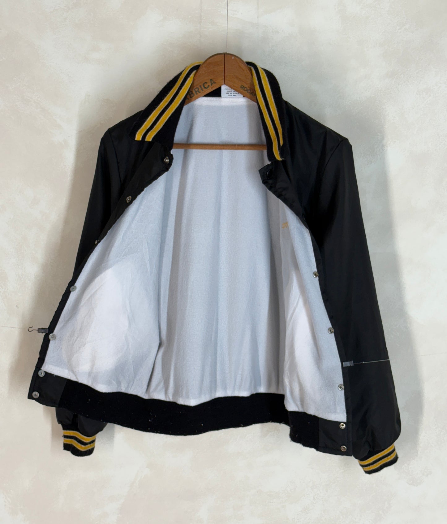 Size XSmall. Vintage 70s Nylon Racing Jacket Made in USA
