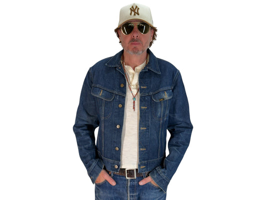 Size 40L US / 50L EU. Vintage 1970s Lee Denim Jacket – 2 Chest Pockets – Made in USA