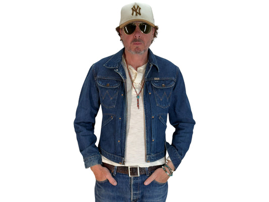 Size 38US / 48EU. Authentic 24 MJZ Wrangler jacket  – Made in the USA