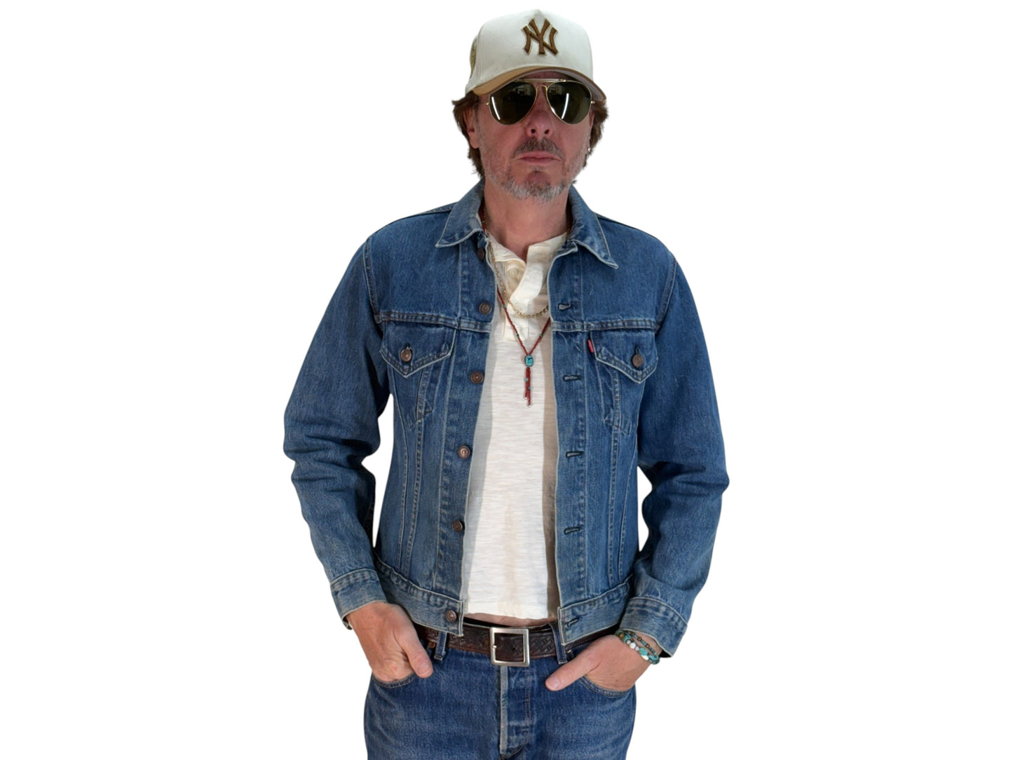 Size 38US / 48EU. Vintage 70/80s 70506 Levis 2 pocket jacket  Made in USA