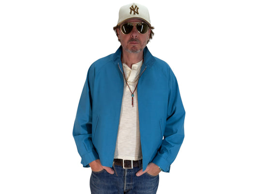 Size Med , 70s Towncraft Vintage Lightweight Cotton-Blend Zip Jacket