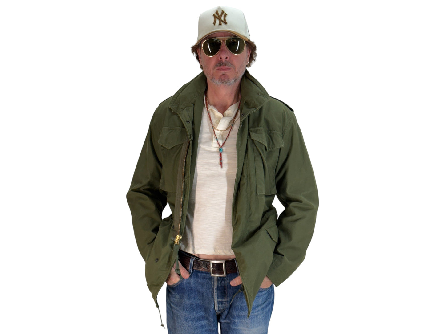 Small Long. Authentic 1972 US Army M-65 Field Jacket – Vintage Military Issue.  Made by John Ownbey
