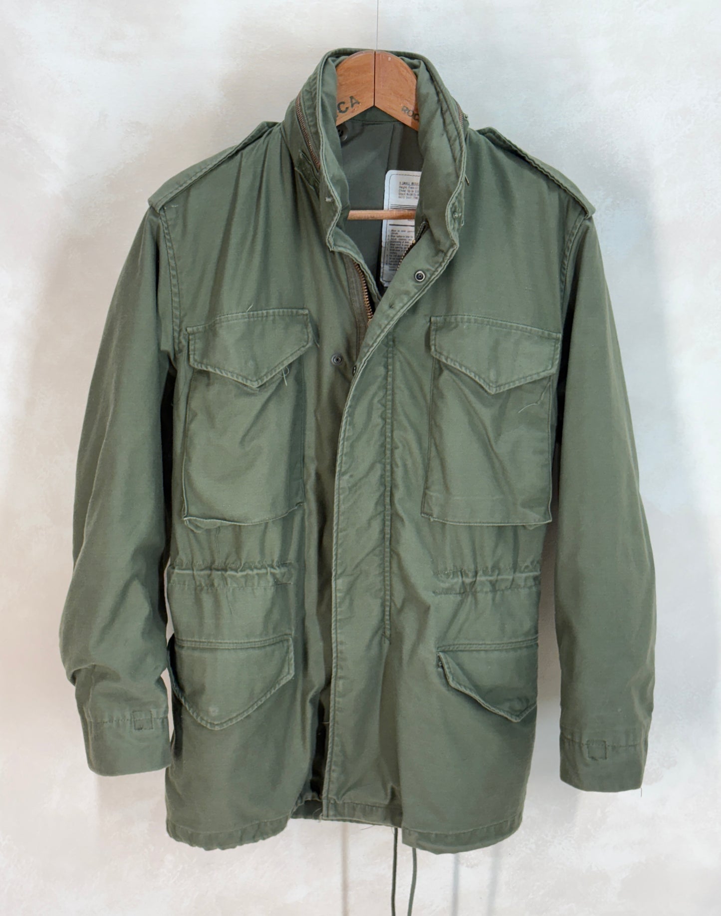 X small . Alpha Industries US M-65 field jacket.  Military