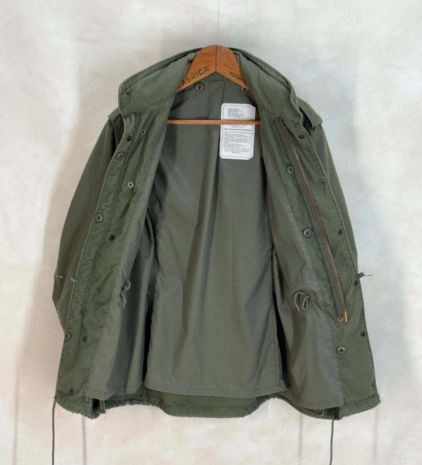 X small . Alpha Industries US M-65 field jacket.  Military