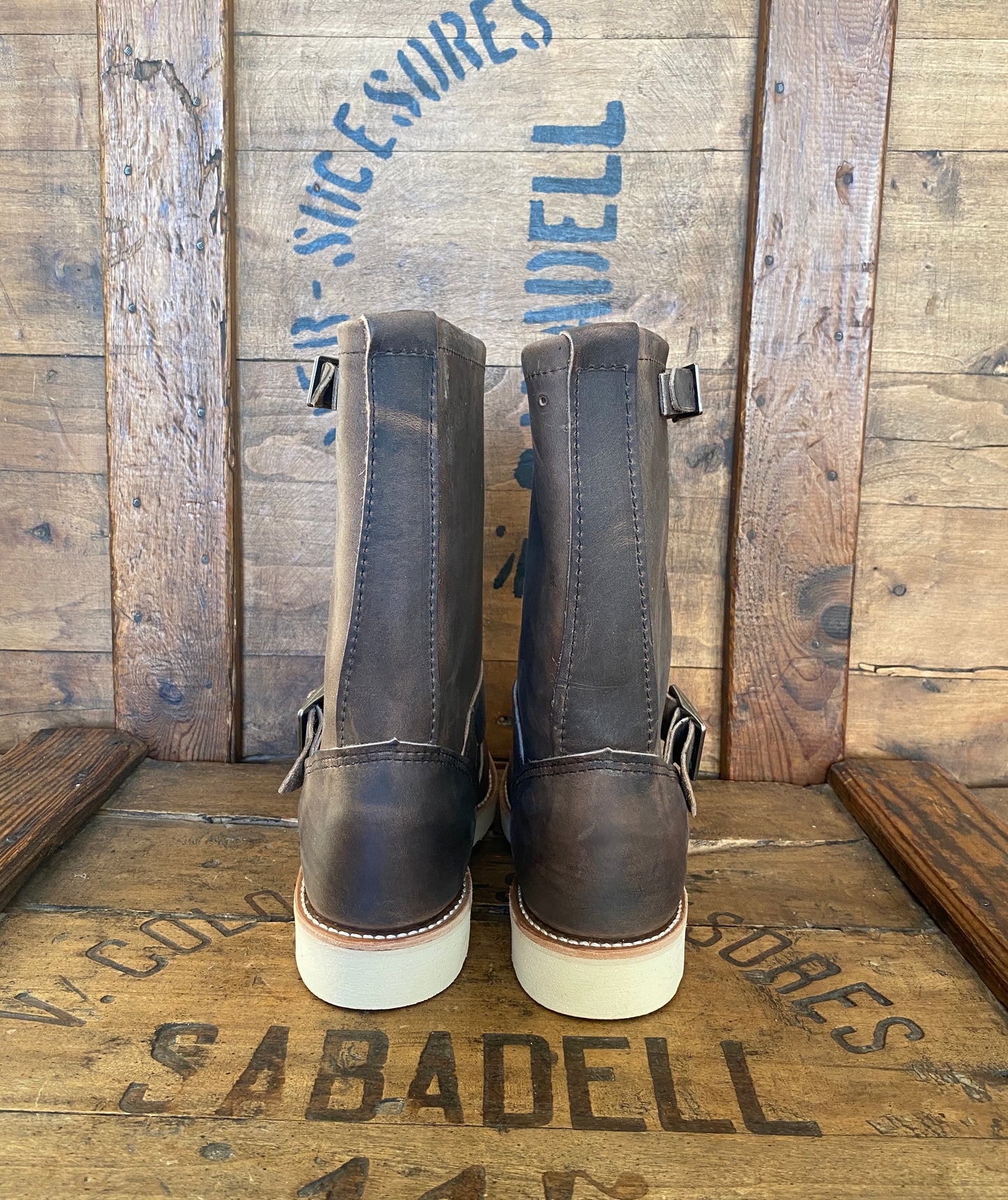 Size 6.5D (38.5 Euro) R W 2975 Heritage Engineer Boots Made In USA (Seconds)