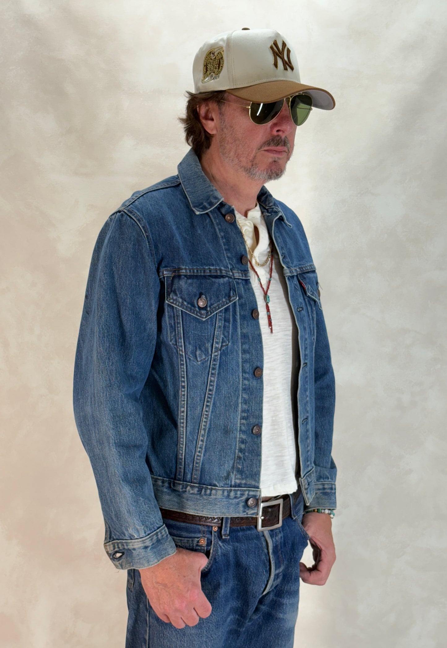 Size 38US / 48EU. Vintage 70/80s 70506 Levis 2 pocket jacket  Made in USA