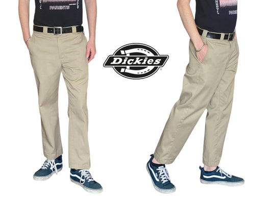 Classic Beige Vintage Dickies Pants Model 874 | Size 34X29 | Timeless Style