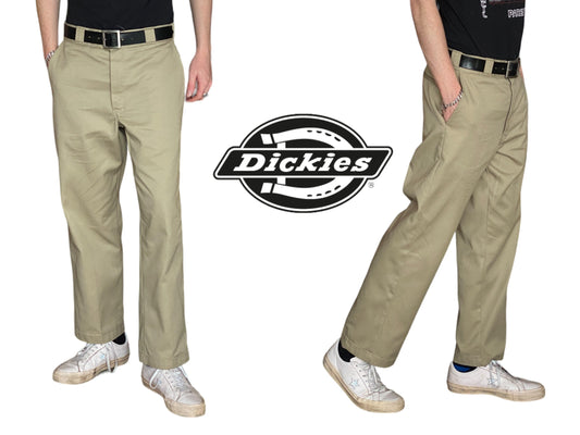 Classic Beige Vintage Dickies Pants Model 874 | Size 36X29 | Timeless Style