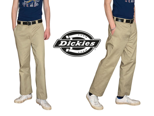 Classic Beige Vintage Dickies Pants Model 874 | Size 36X29 | Timeless Style