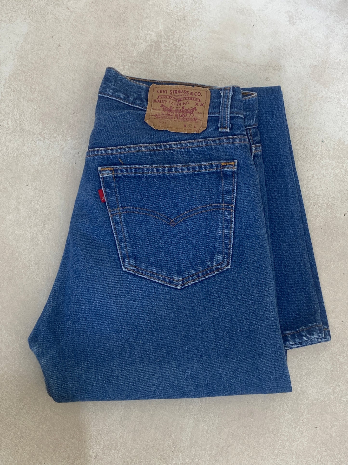 32X34 Levi's 501 Vintage Denim Jeans Made in USA