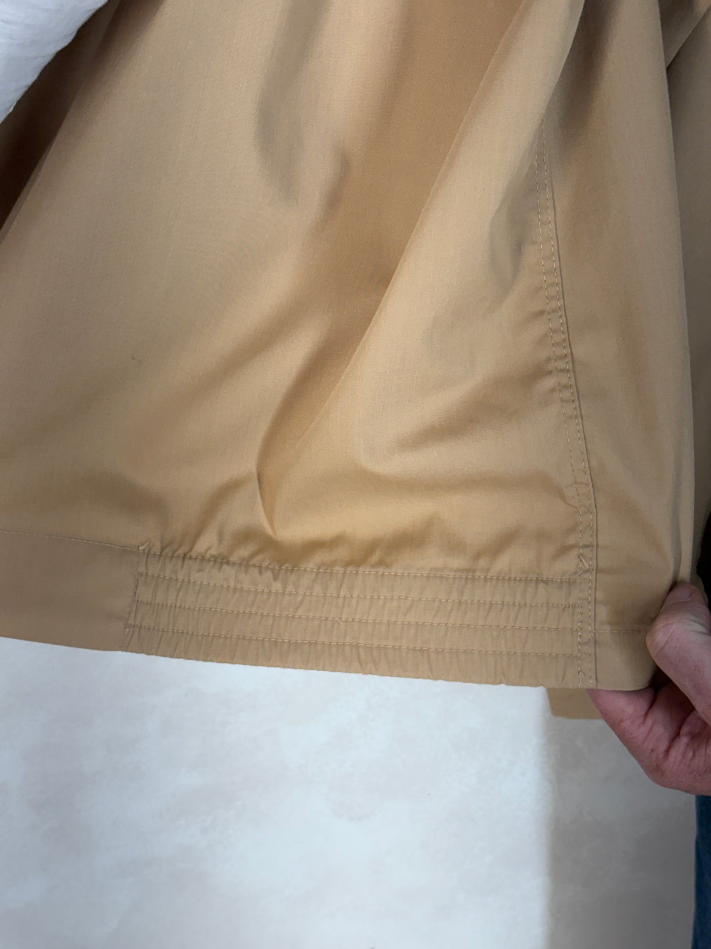 38 Reg , Vintage London Fog Lightweight Cotton-Blend Zip Jacket Made in USA. talon zipper