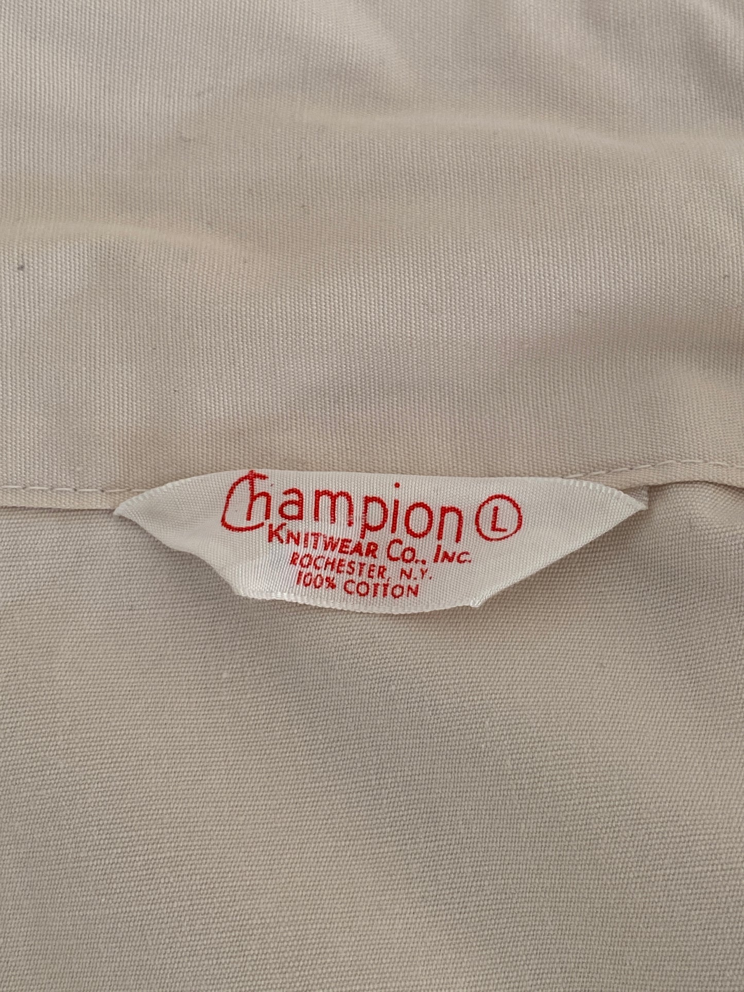 Vintage 60s Camp Nakanawa Champion cotton jacket, size Large, made in the USA.