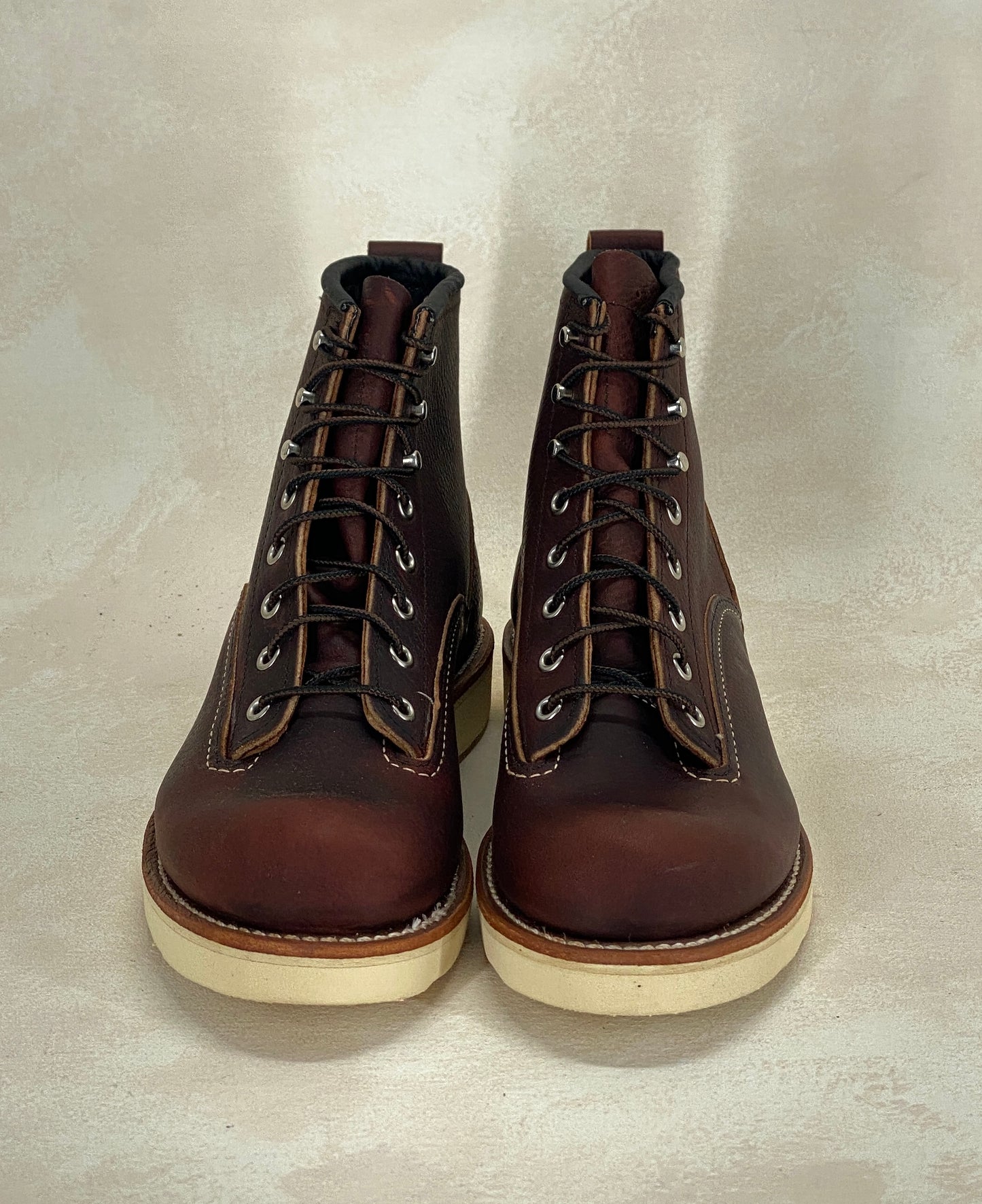 Size 7.5 D (40 Euro) R W Lineman 2906 Boots Made In USA. Factory Seconds