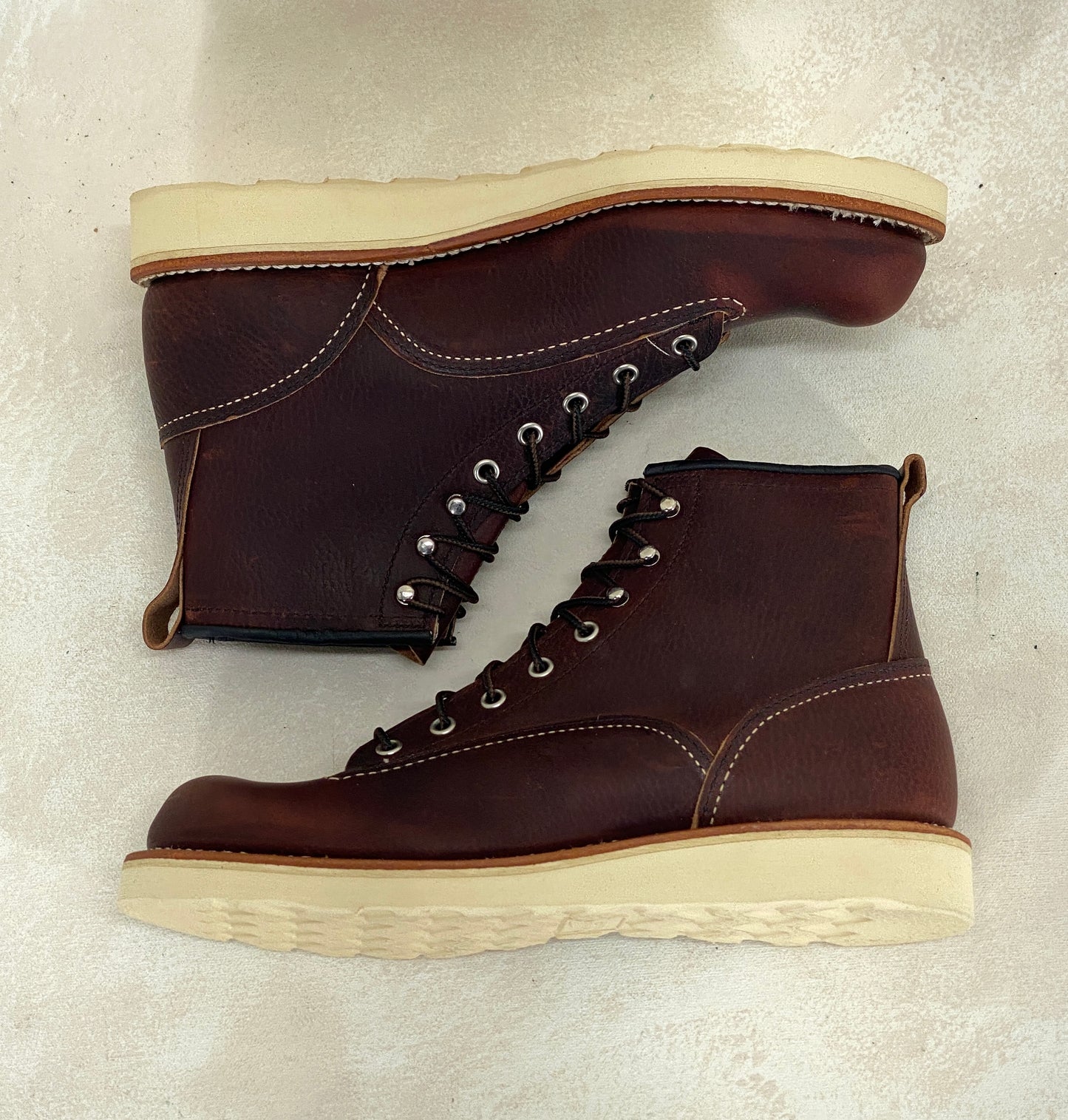 Size 7.5 D (40 Euro) R W Lineman 2906 Boots Made In USA. Factory Seconds