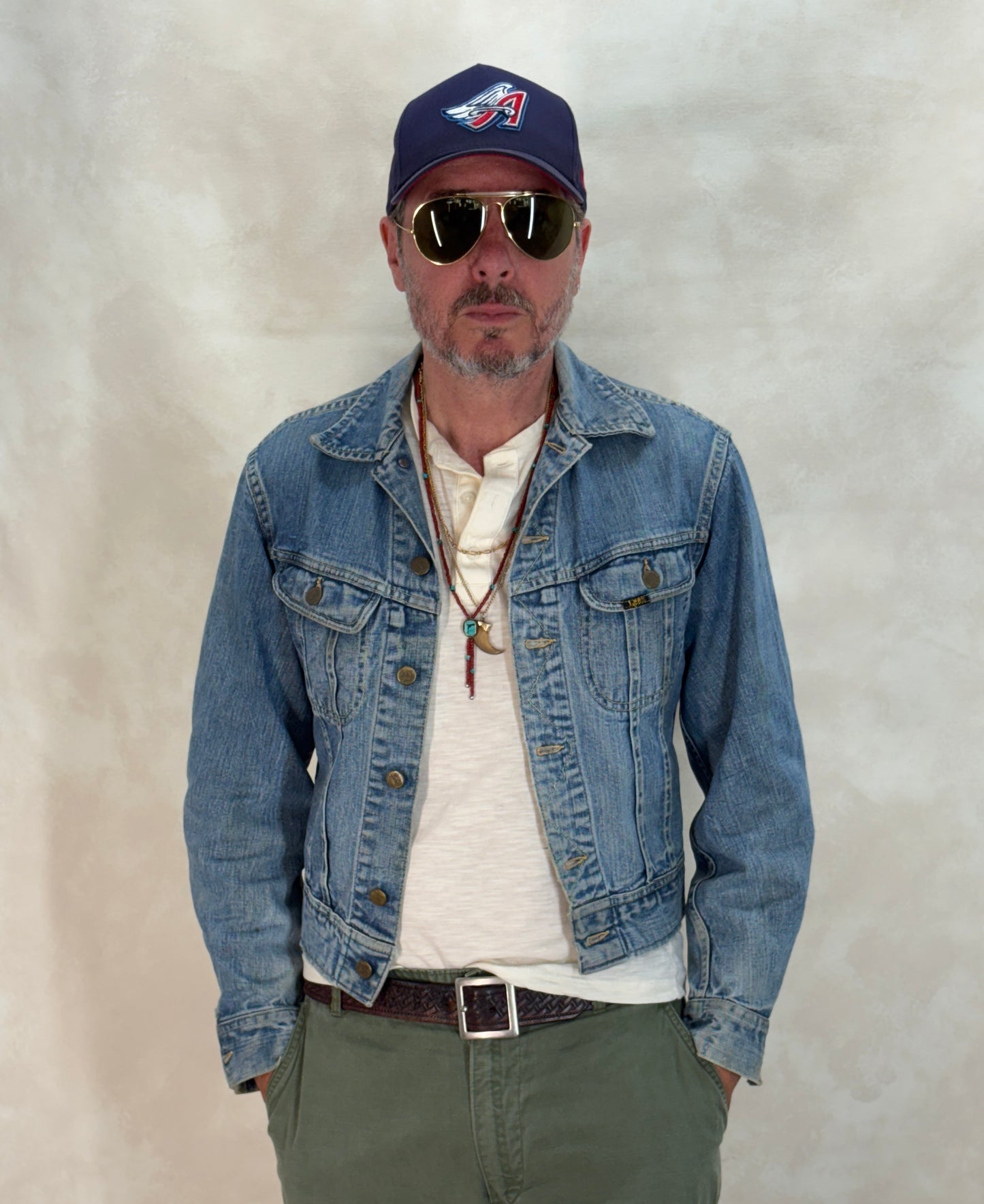 Size 36US / 46EU. Authentic 1970s Lee Union Made Denim Jacket – Made in USA – Two Chest Pockets
