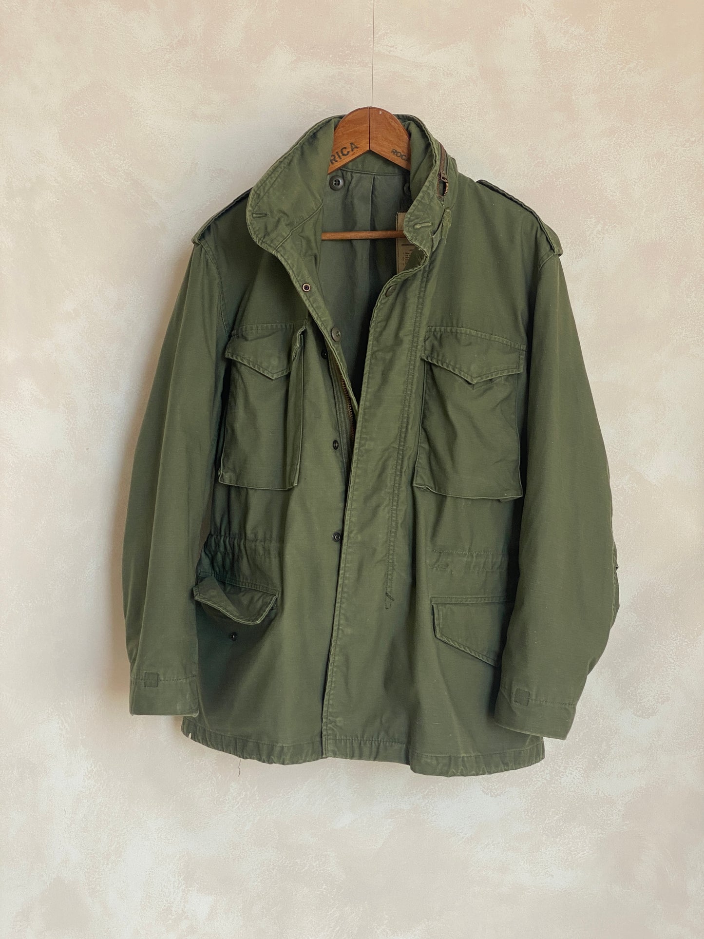 Med Reg. Authentic 1978 M-65 US Army Field Jacket made by Alpha Industries