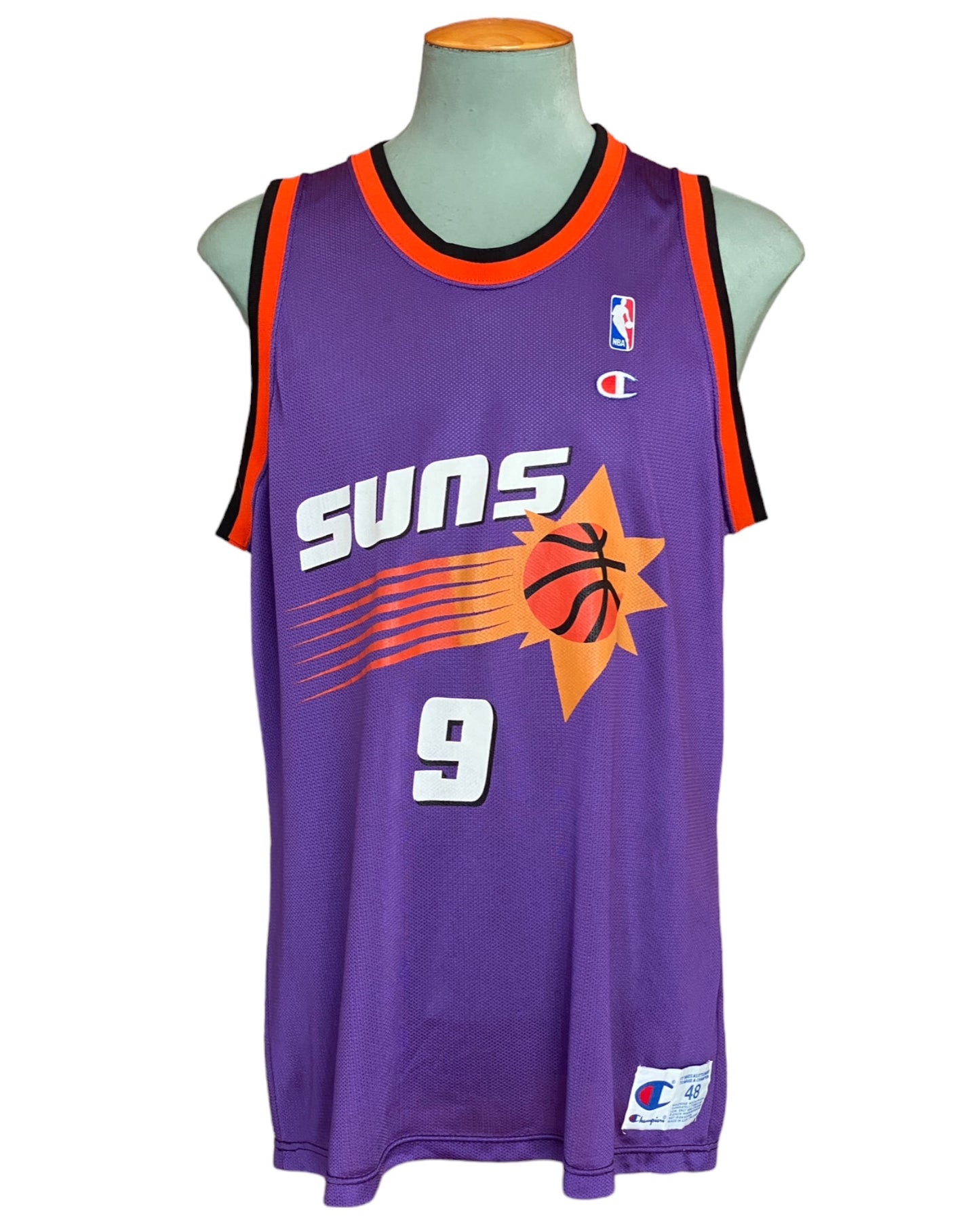 Vintage Suns NBA Jersey #9 Majerle - Size 48 | Made in USA by Champion