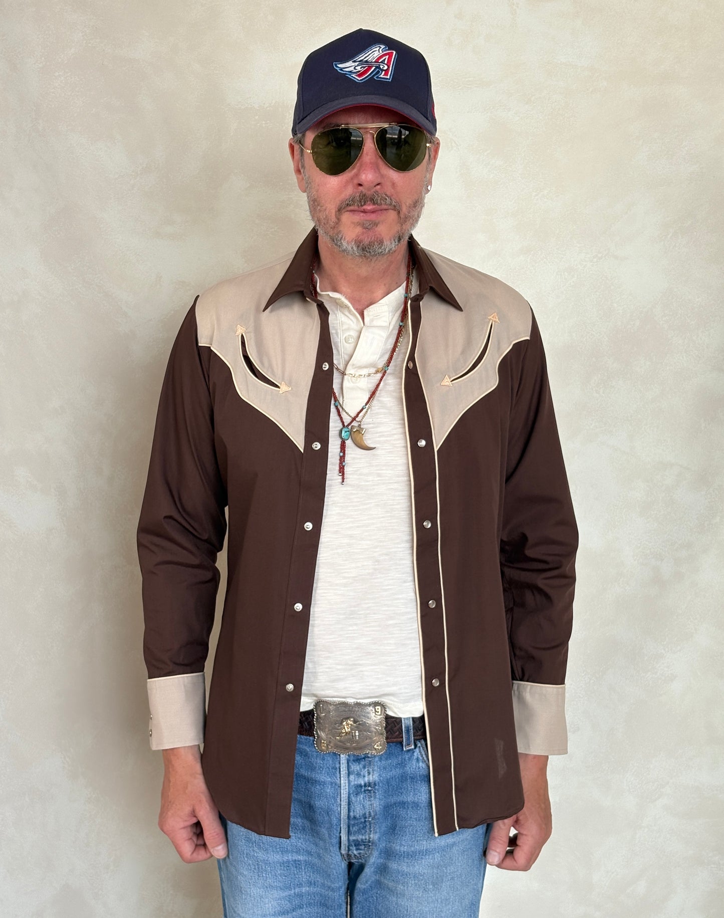 Size M. Authentic Vintage 80’s Levis Western Shirt