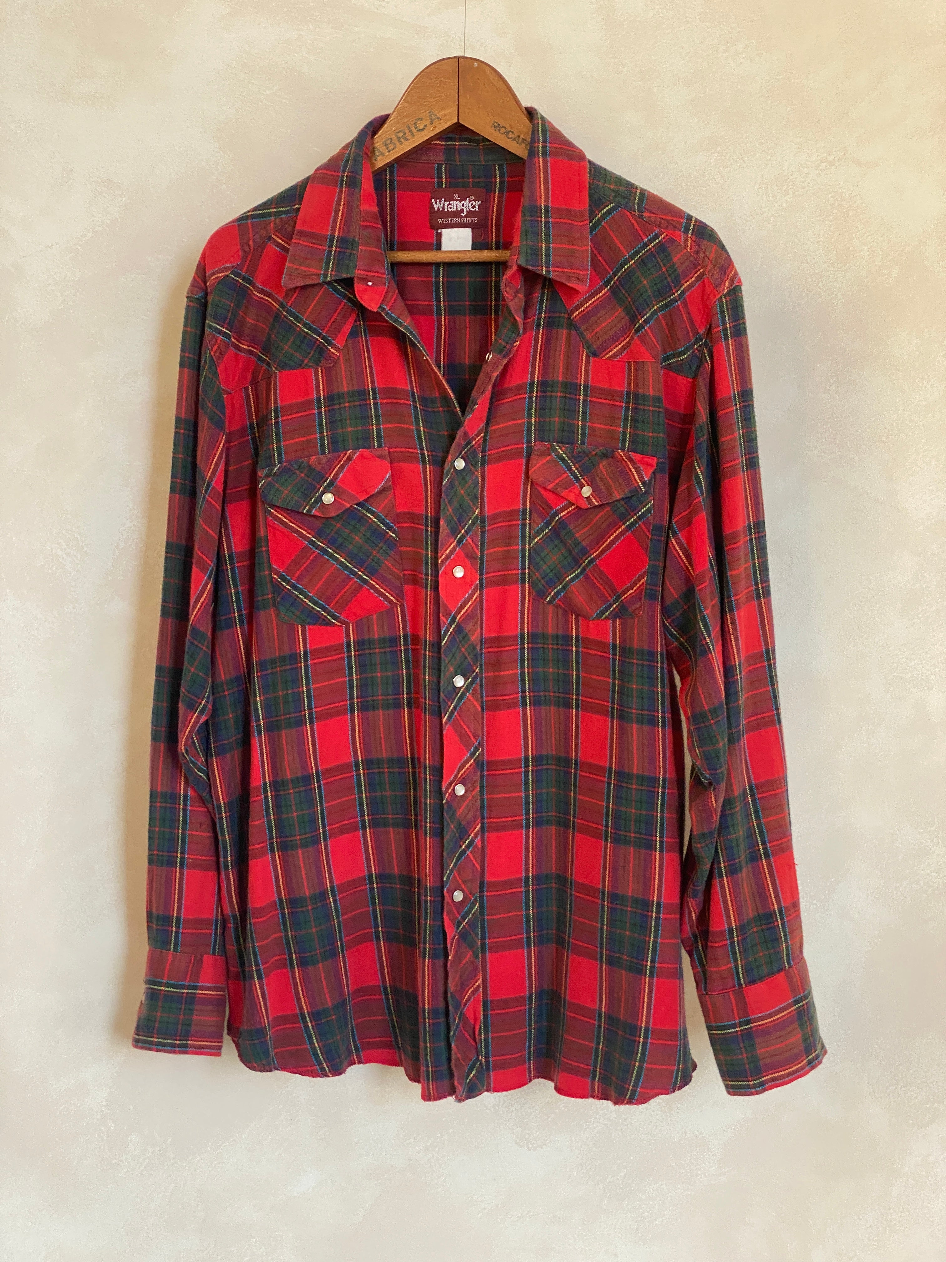 VTG fashion 80s Carter’s Plaid Flannel Lined Heavy Jacket Size L/XL