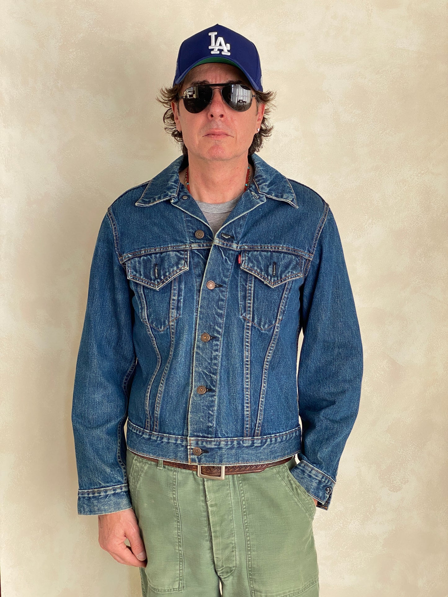 Vintage 1971 Levis single stitch jacket, size 42US / 52EU, made in the USA.