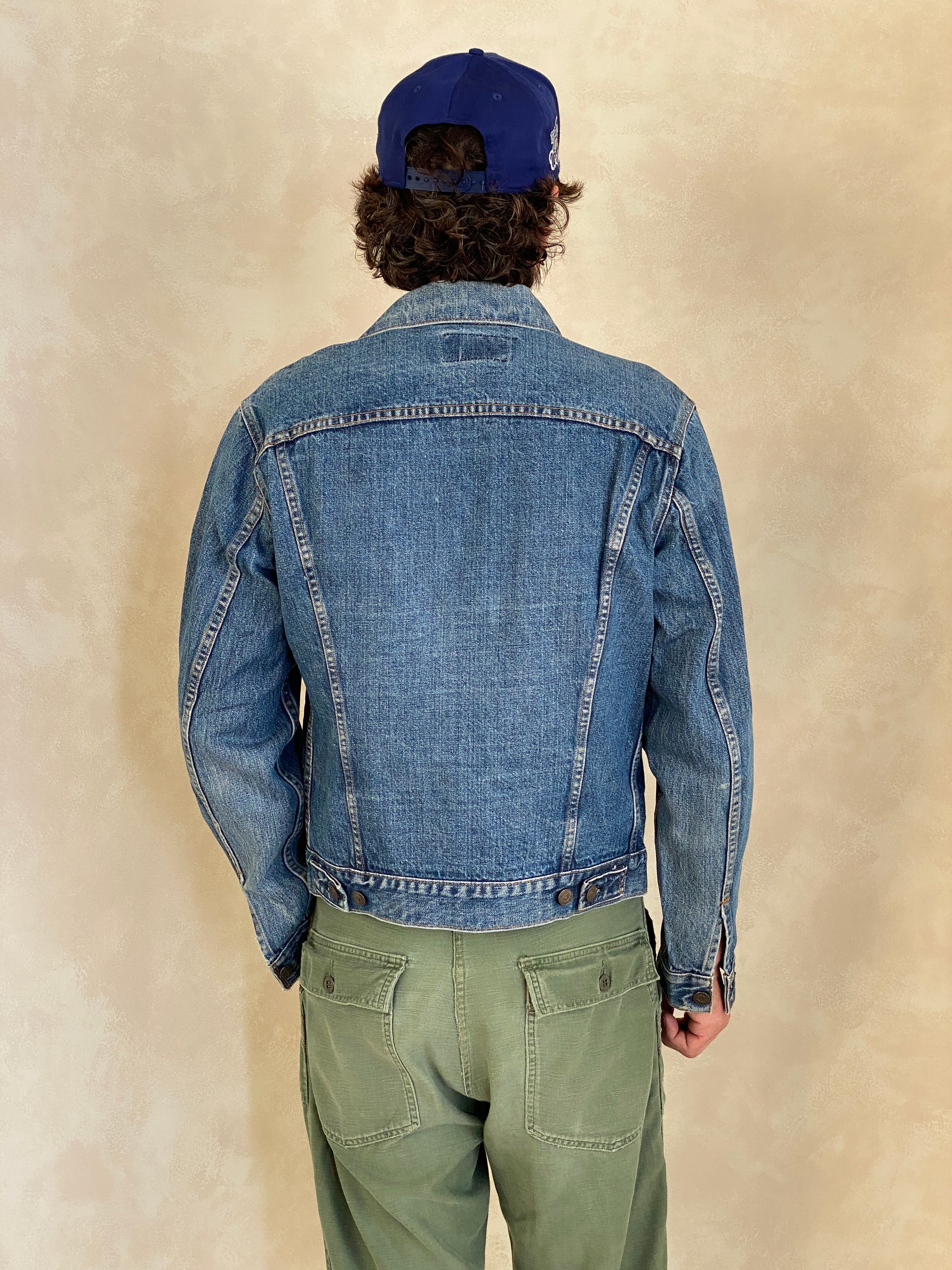 Vintage 70s Levis jacket, size 40US, with two pockets, made in the USA.