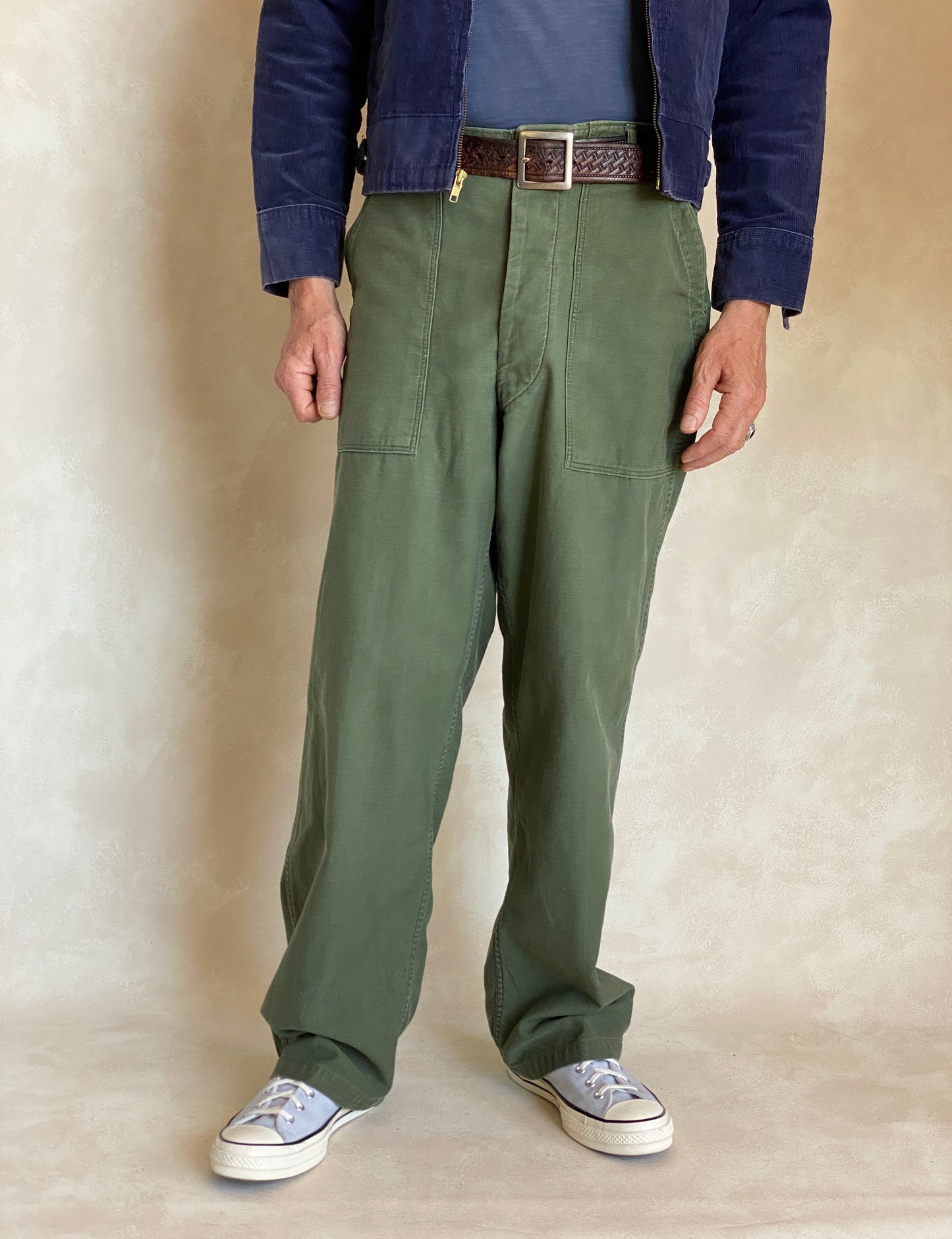 Size 33X31. 60s Authentic US Army Vietnam war era OG-107 fatigue pants