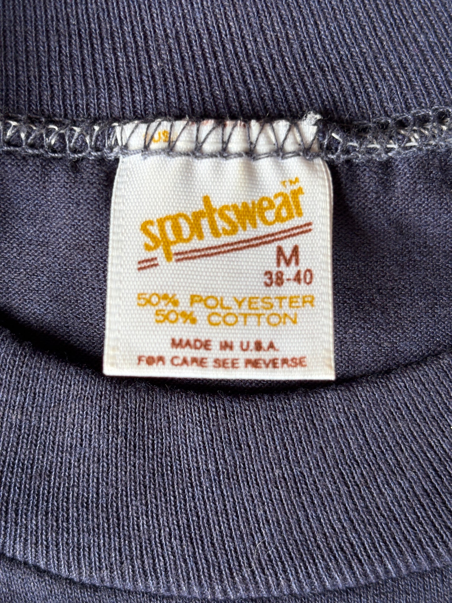Vintage Kilmarnock Virginia tee – small town mystery with bold retro attitude. Med