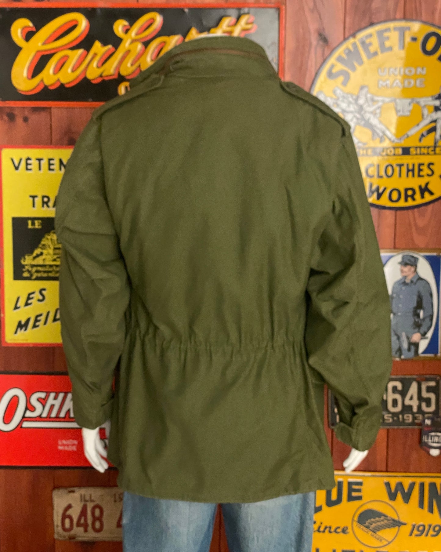 Vintage 1980 US Military M-65 Field Jacket: