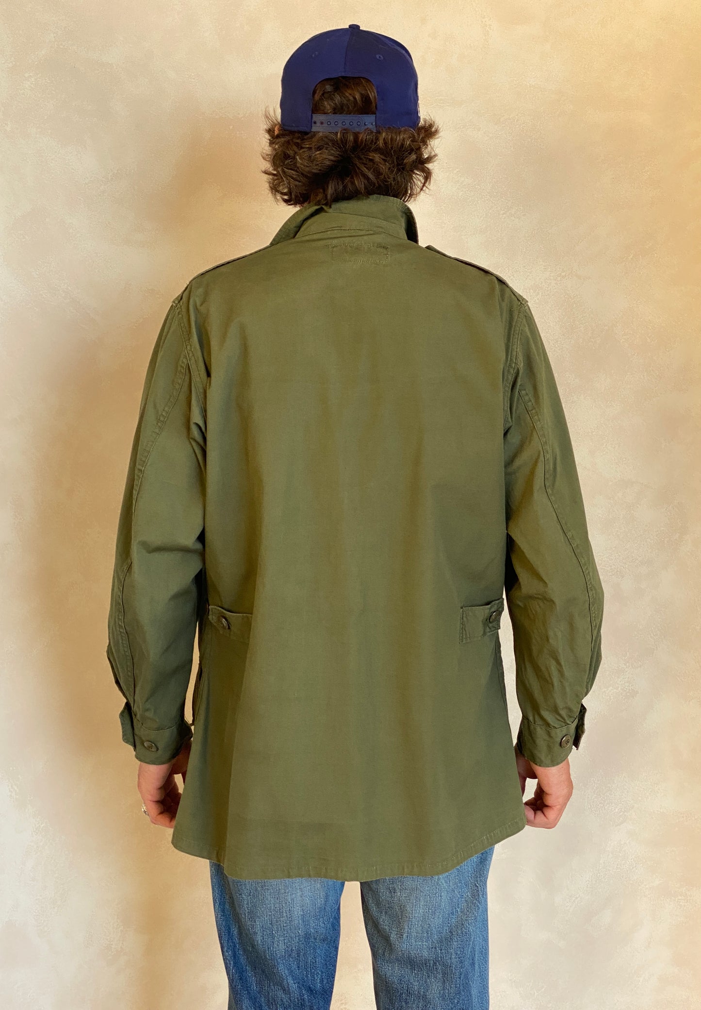 Med reg. Authentic 1966 2nd Pattern US Army Vintage tropical Vietnam  jungle jacket.