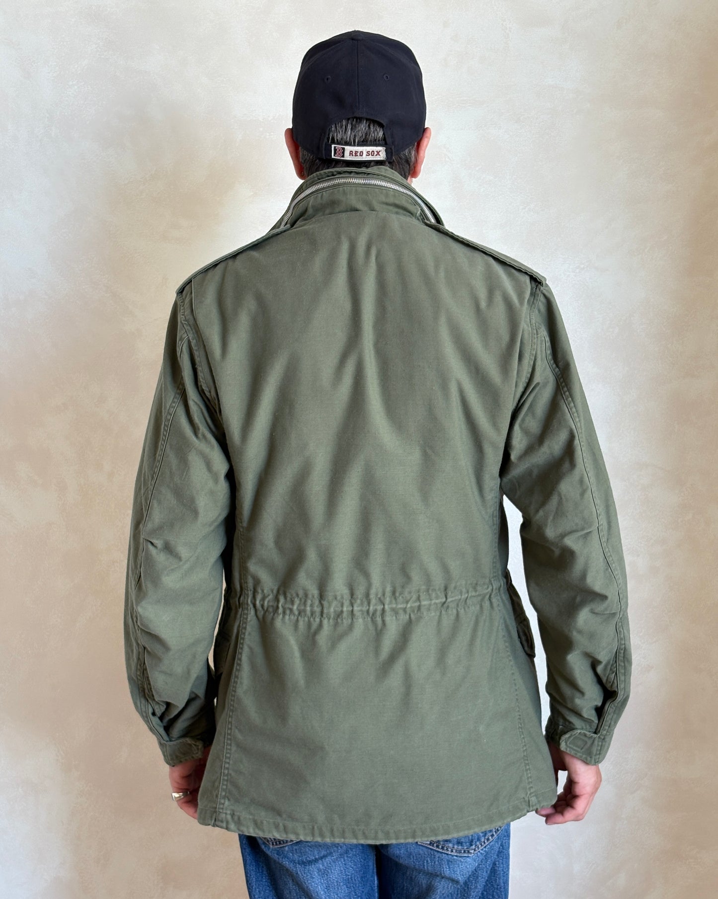 Small Long. Authentic Alpha Industries 1969 US Army M-65 Field Jacket – OG-107 – Vintage Military Issue