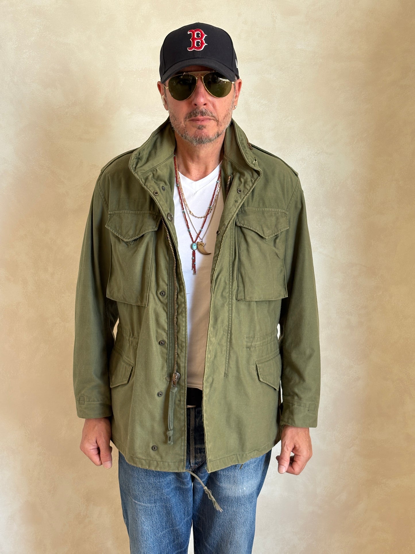 Small Reg.  Authentic John Ownbey 1974 US Army M-65 Field Jacket – OG-107 – Vintage Military Issue