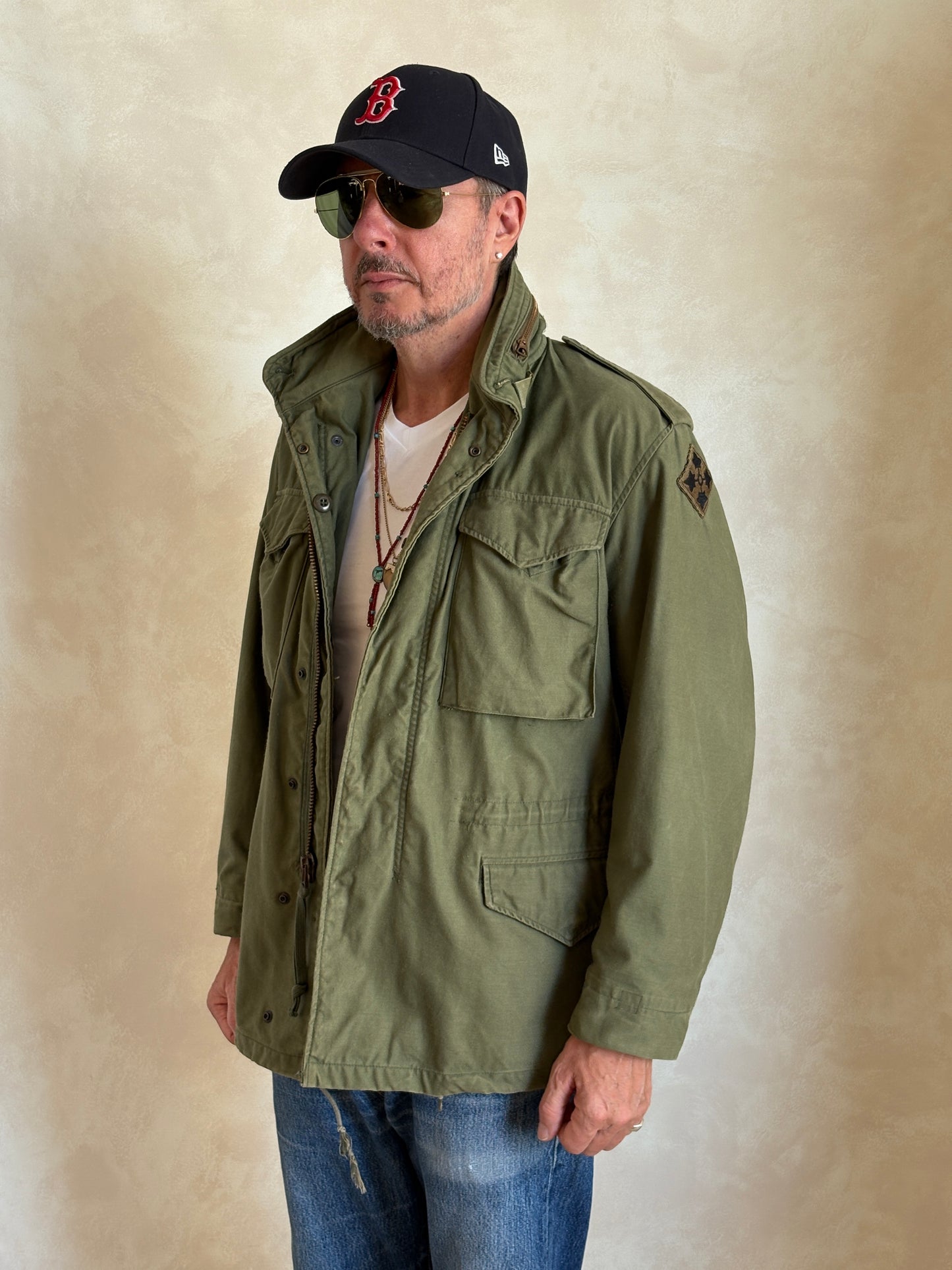 Small Reg.  Authentic John Ownbey 1974 US Army M-65 Field Jacket – OG-107 – Vintage Military Issue