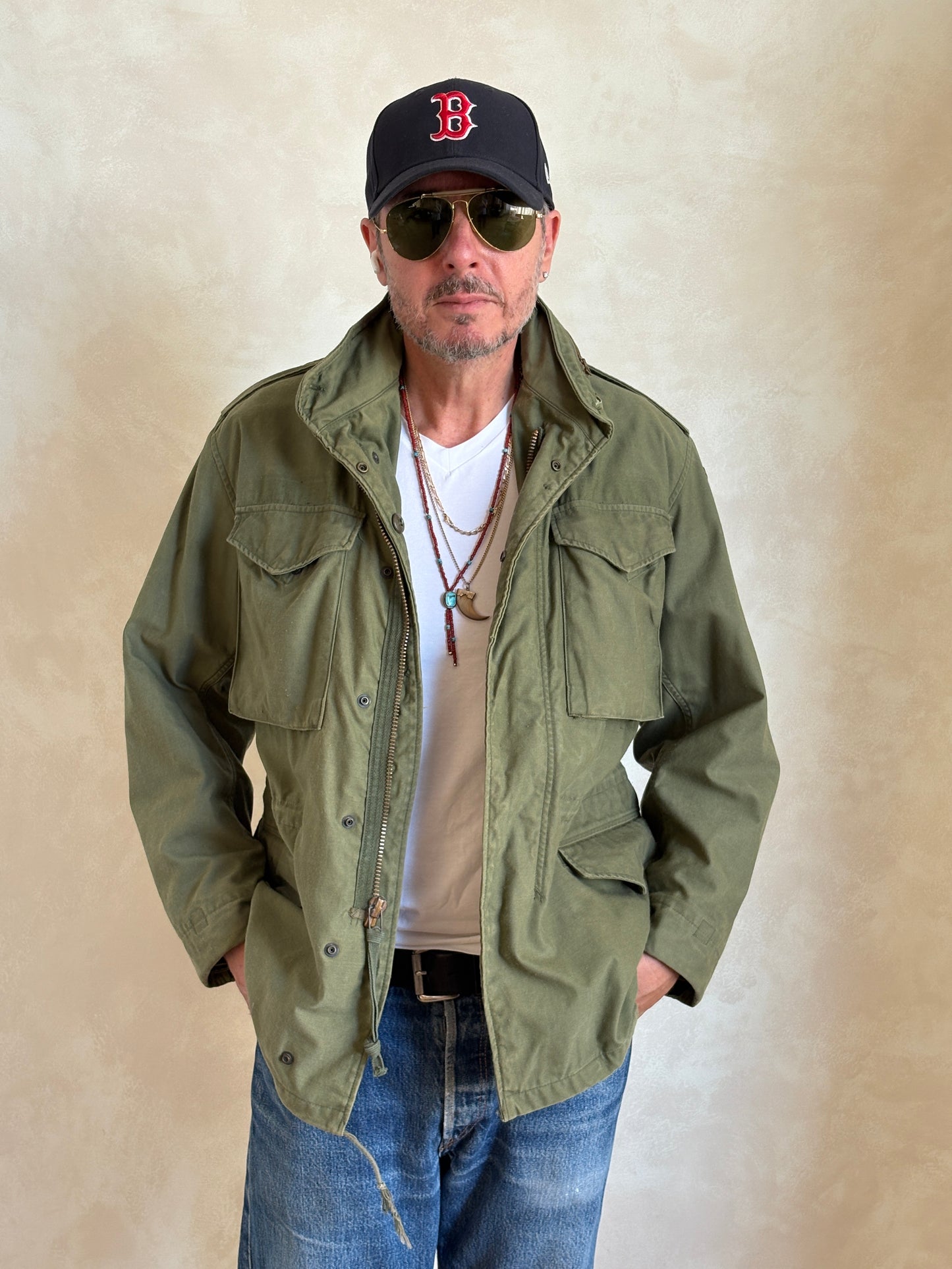 Small Reg.  Authentic John Ownbey 1974 US Army M-65 Field Jacket – OG-107 – Vintage Military Issue