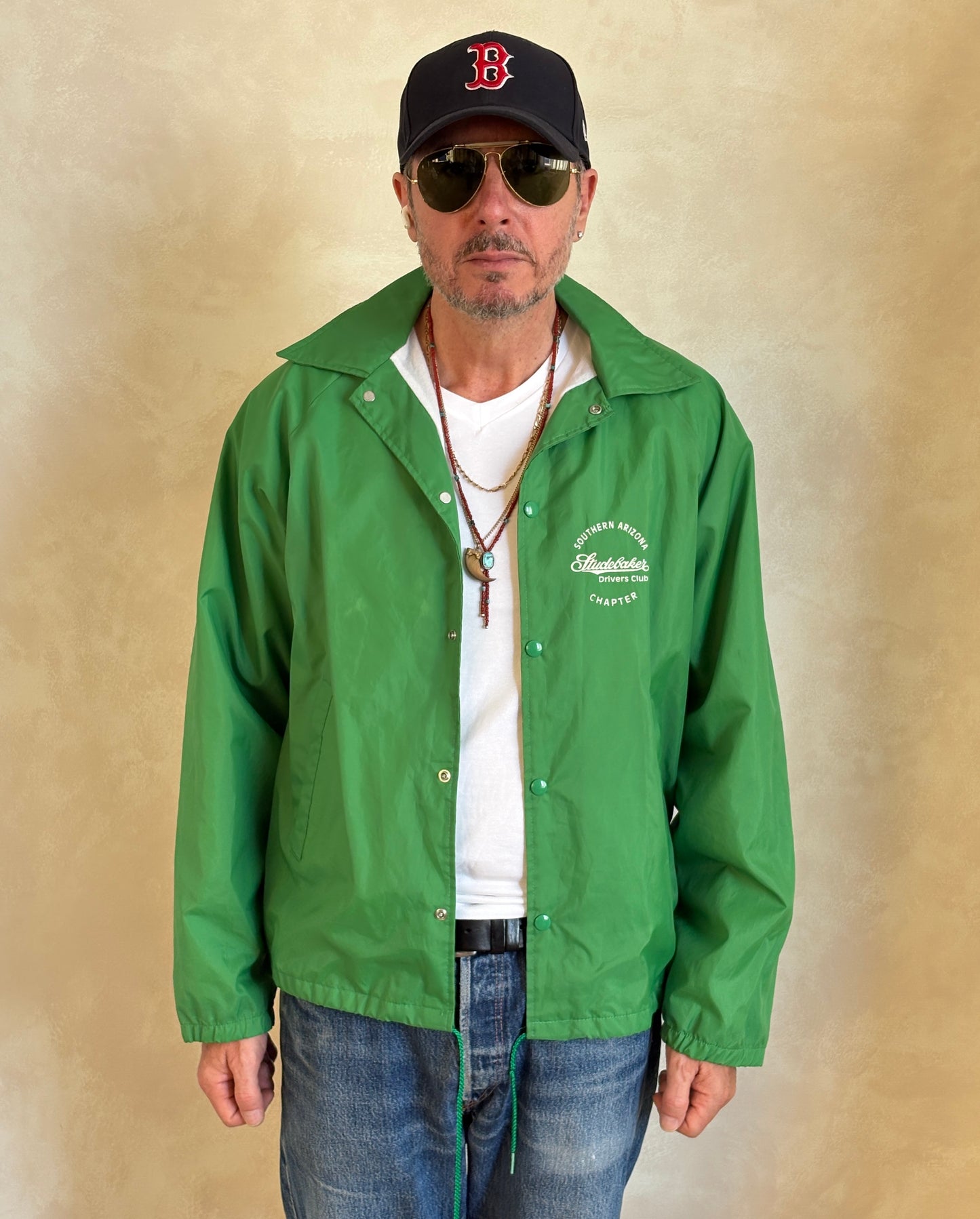 Size Med. Vintage 80s windbreaker Made in USA