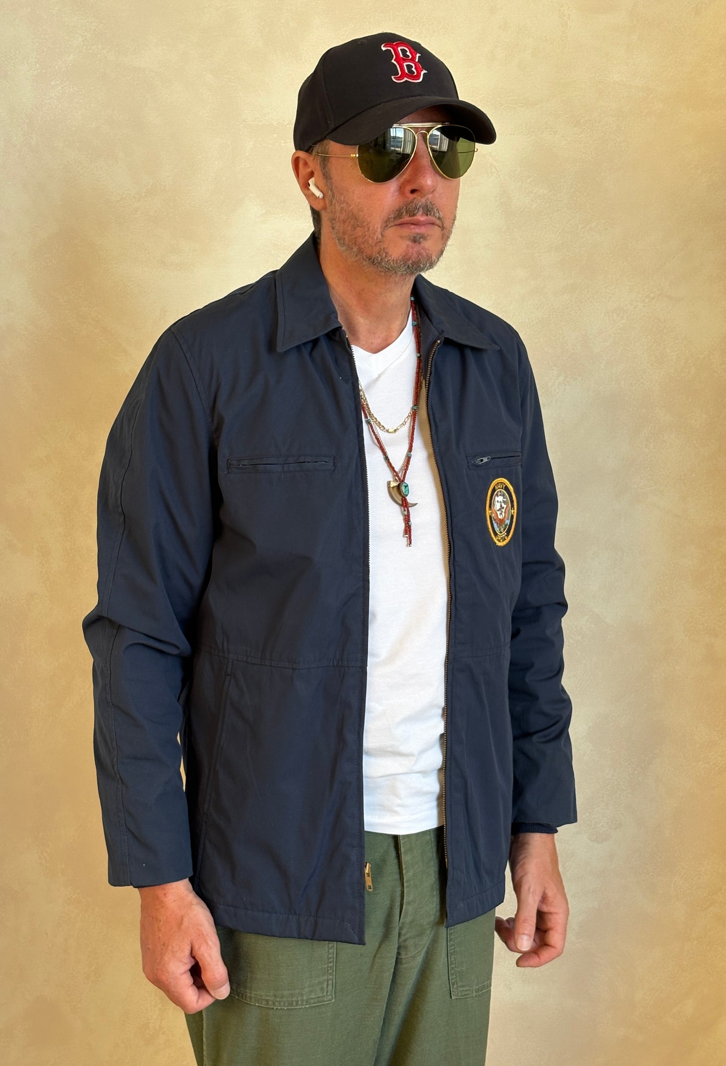 Size 36UE / 46EU . Vintage 1988 US Navy Utility Jacket – Made in USA